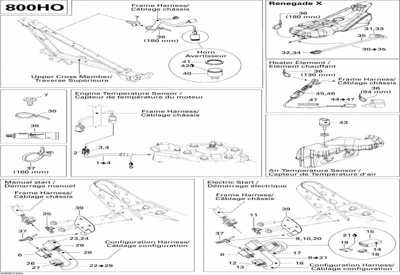 Ski Doo MX Z Renegade 800 HO PTEK, 2007 ������ - Electrical Accessories 2, Ren 800