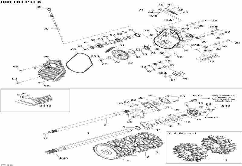  Ski Doo - Drive System X, Blizzard