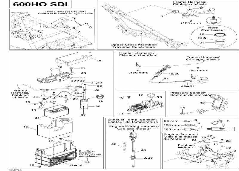  BRP SkiDoo MX Z XRS 600 HO SDI, 2007 - Electrical Accessories 2, 600ho Sdi