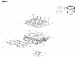 01-      550f Suv (01- Cylinder And Cylinder Head 550f Suv)