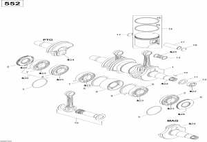 01-    550 (01- Crankshaft And Pistons 550)