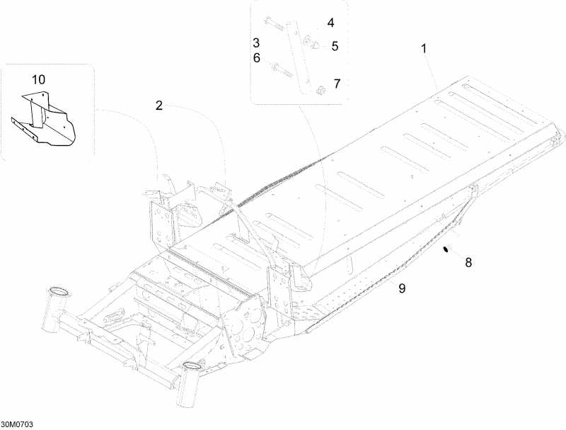 �������� Skidoo Skandic SWT V-800, 2007 - Frame