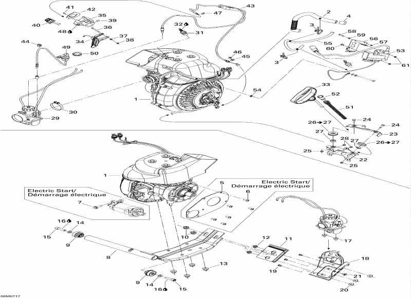 �������� SkiDoo Skandic Tundra 300F, 2007 ������ - Engine And Engine Support