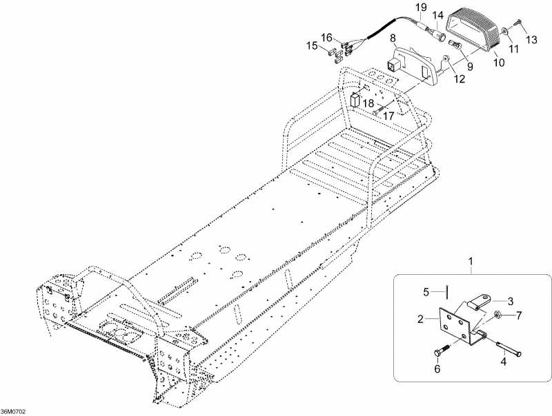 Skidoo Skandic WT 550F, 2007 - Luggage Rack