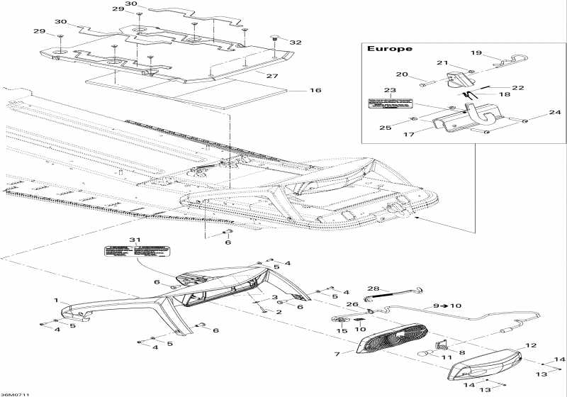 ����������� Summit 550F, 2007 - Luggage Rack