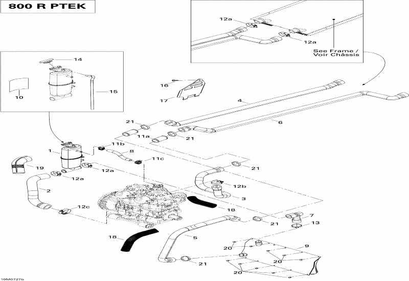 snowmobile BRP SkiDoo  Summit Adrenaline 800R, 2007 - Cooling System (800r)