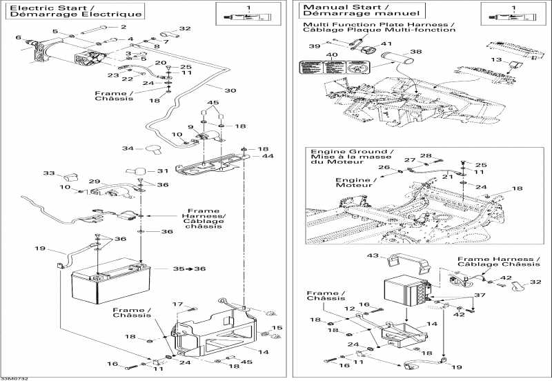 SkiDoo Summit Highmark & Highmark X 1000 SDI, 2007  - Electrical System