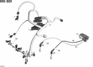 10-     Electronic Module, Mach, Mxz, Hm Eur (10- Engine Harness And Electronic Module, Mach, Mxz, Hm Eur)