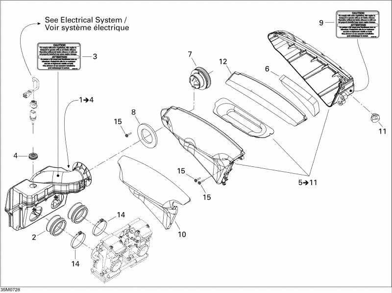 ski-doo Summit XRS, 2007 - Air Intake System