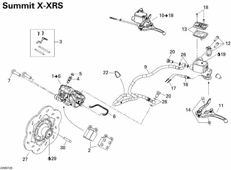  Skidoo  Summit XRS, 2007 - Hydraulic Brakes