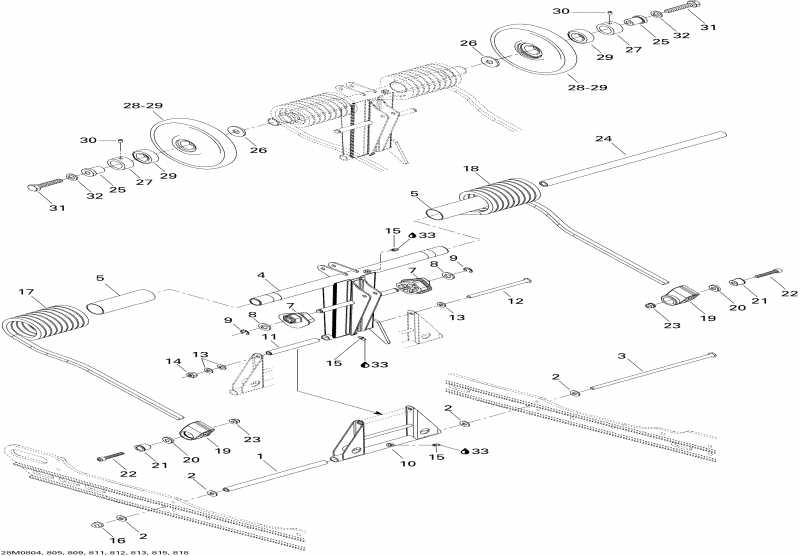 Skidoo Expedition Sport V-800, 2008  - Rear 