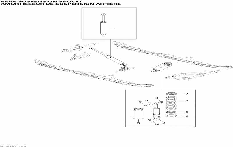 snowmobile SkiDoo ������ Expedition Sport V-800, 2008 - ������ �������� Shocks
