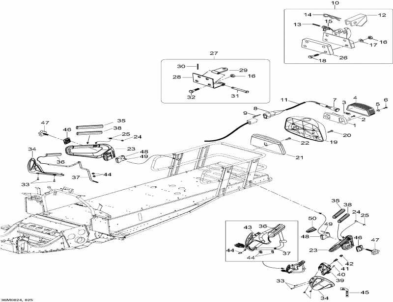  SKIDOO  Expedition TUV 600 H.O. SDI, 2008 - Luggage Rack