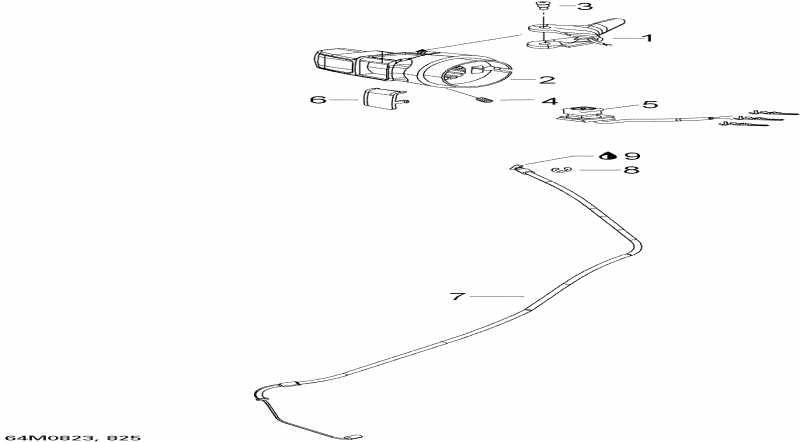 �������� Skidoo Expedition TUV V800, 2008 - �������� Handle � ������