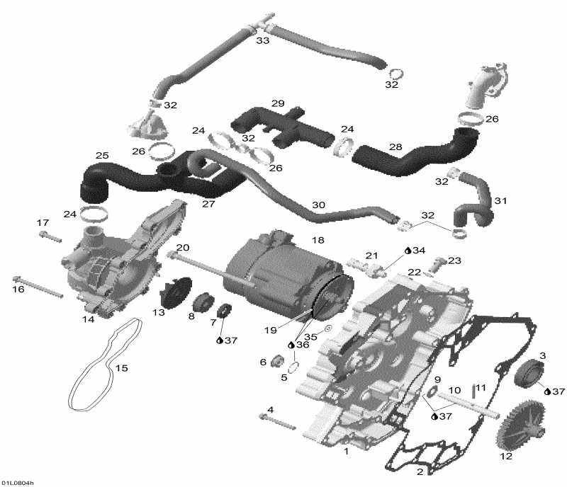   Expedition V-1300, 2008  - Waterpump And Alternator