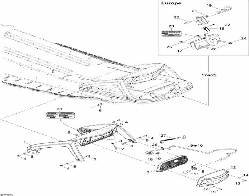  ski-doo Freestyle Back Country 550F, 2008  - Luggage Rack