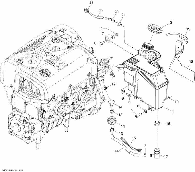 �������� BRP Freestyle PARK 550F, 2008 - Oil System