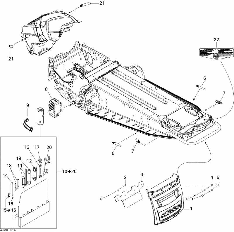  Skidoo  Freestyle PARK 550F, 2008 - Utilities
