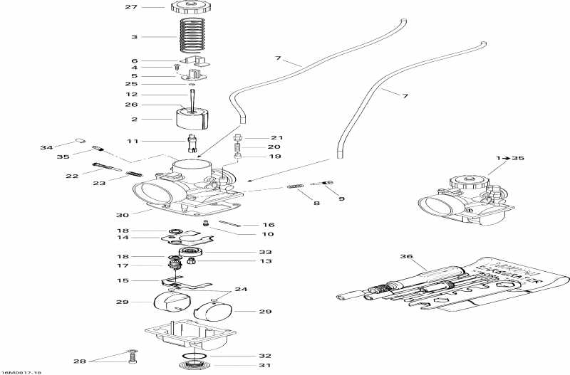 SkiDoo  Freestyle SESSION 300F, 2008 - Carburetor