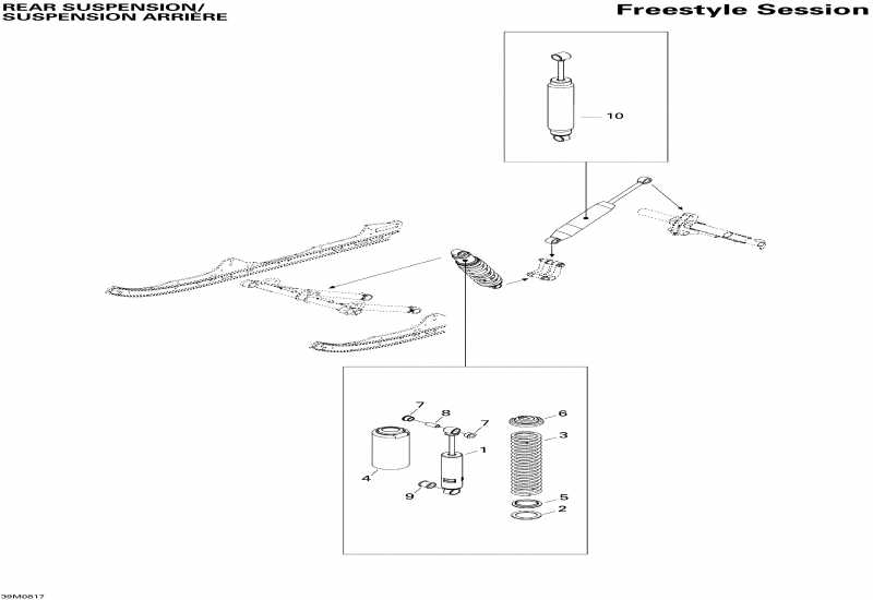 Freestyle SESSION 300F, 2008  - Rear Suspension Shocks