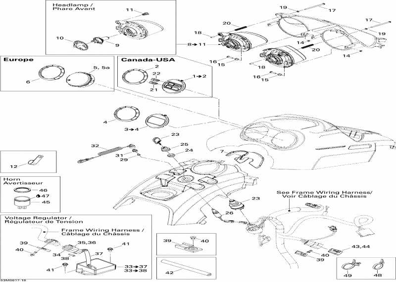 Ski-doo  Freestyle SESSION 300F, 2008 - Electrical Accessories