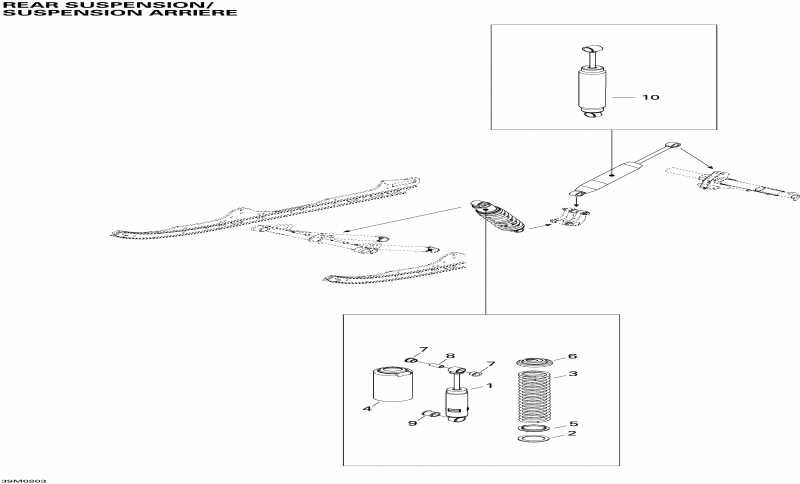 Ski Doo ������ GSX 550F, 2008 - Rear Suspension Shocks