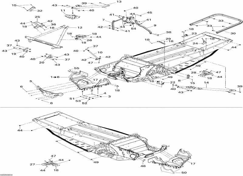 snowmobile Ski-doo -   Components