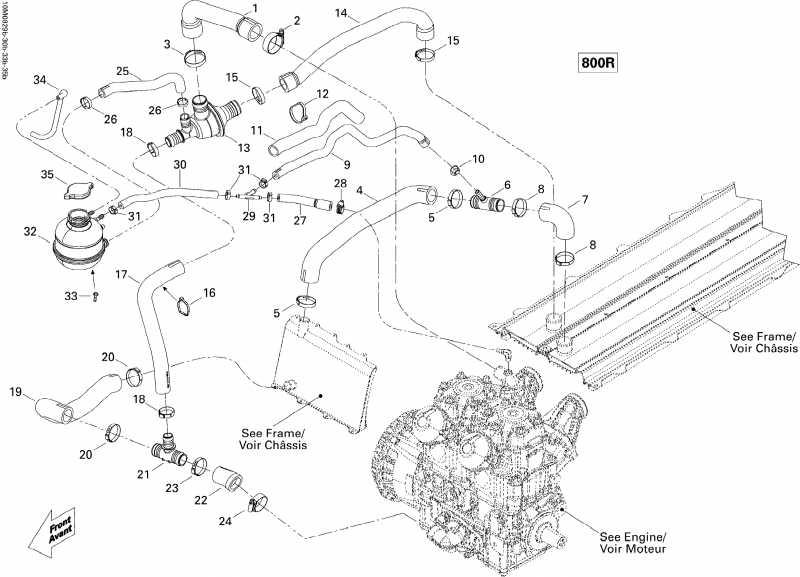  SKIDOO GSX LTD 800R, 2008  -  System 800r