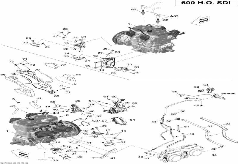  - Engine And Engine Support 600 Ho