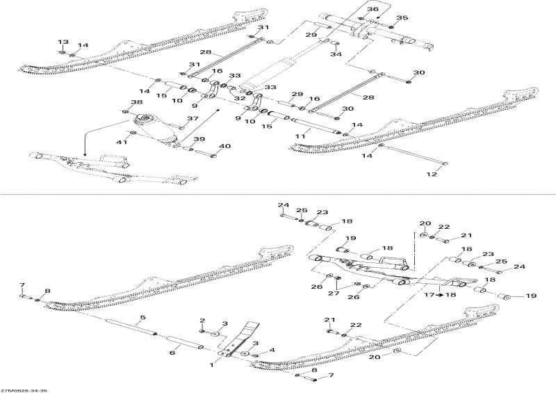 snowmobile   GSX LTD TOURING 600 HO SDI, 2008 - Front Arm