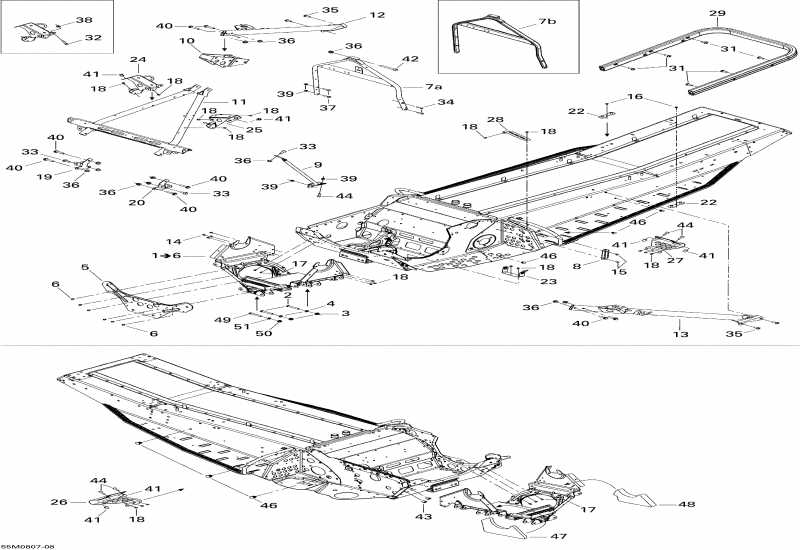 snowmobile   GTX SPORT 500SS, 2008 -   Components