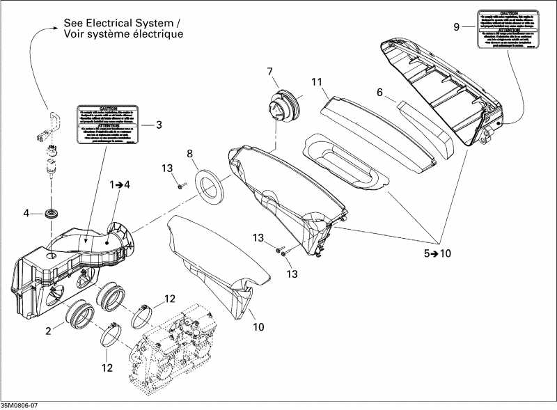 snowmobile ski-doo - Air   System