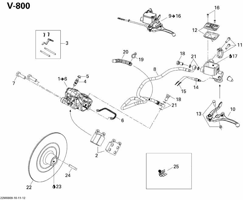   Legend Touring V800, 2008  - Hydraulic Brakes
