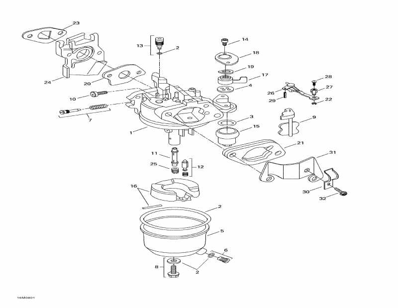 SKIDOO Mini Z, 2008  - Carburetor