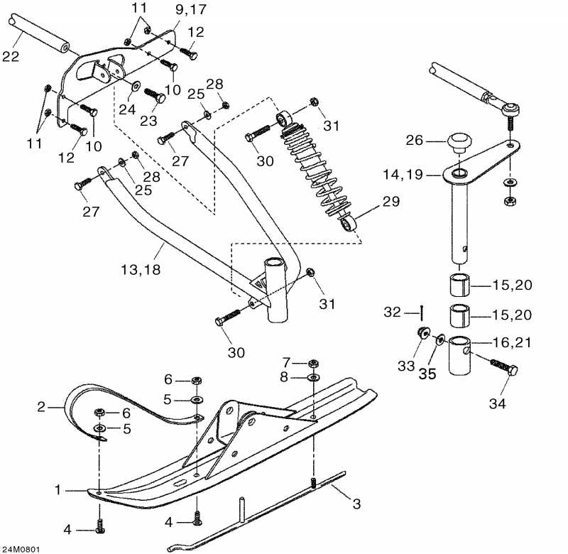 Mini Z, 2008 - Front Suspension And Ski