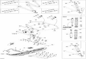 07-     X (07- Front Suspension And Ski X)