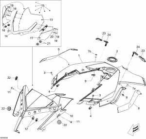 09-    Console 600ho Sdi (09- Windshield And Console 600ho Sdi)