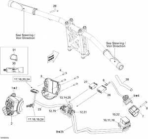 10-   Wi   600ho Sdi (10- Steering Wiring Harness 600ho Sdi)