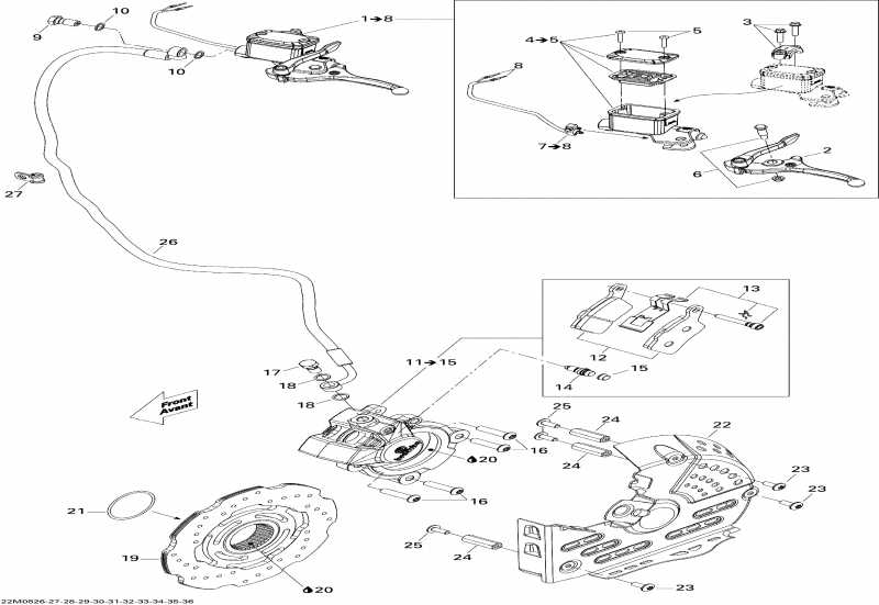 snowmobile ski-doo - Hydraulic Brakes