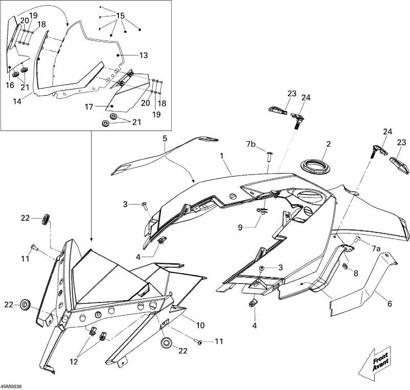 snowmobile SKIDOO  MX Z ADRENALINE 800R, 2008 -    Console 800r