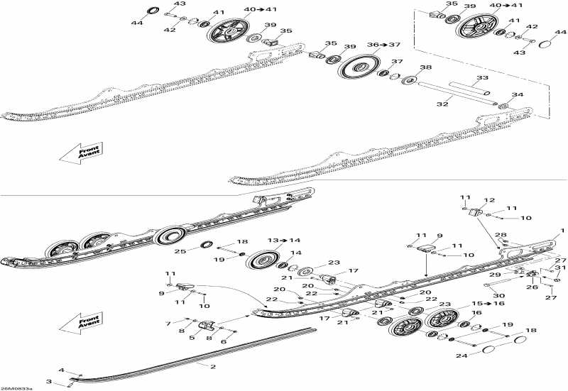   MX Z RENEGADE 800R, 2008 - Rear Suspension Renegade