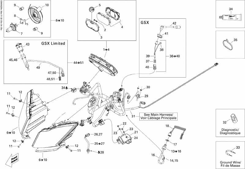   MX Z RENEGADE X 800R, 2008 - Electrical System 800r Ren X