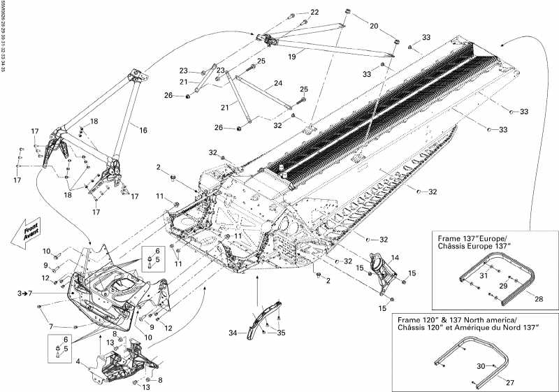 snowmobile  ������ MX Z TNT 500SS, 2008 - ���� � Components