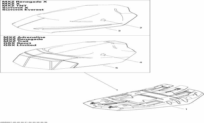 snowmobile Skidoo - Seat