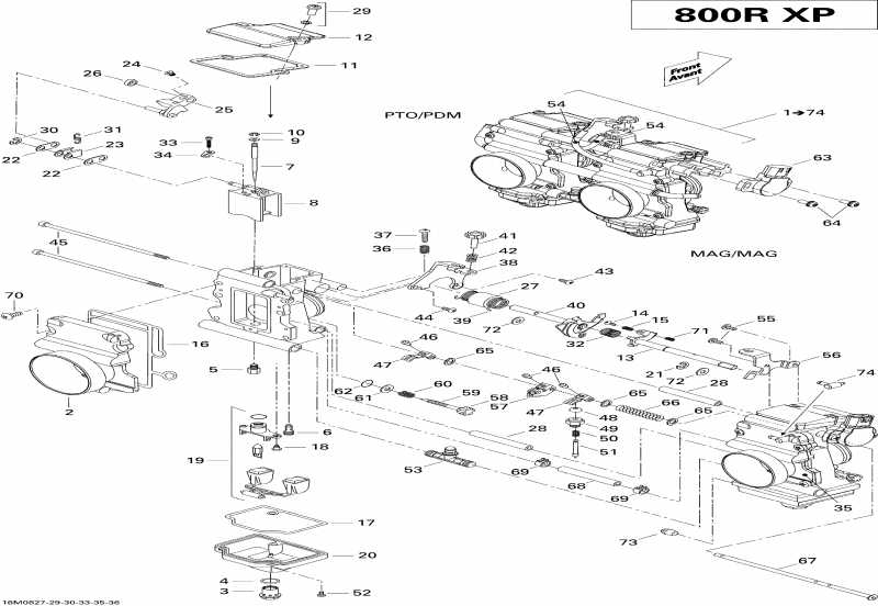 MX Z X 800R, 2008 - Carburetor 800r