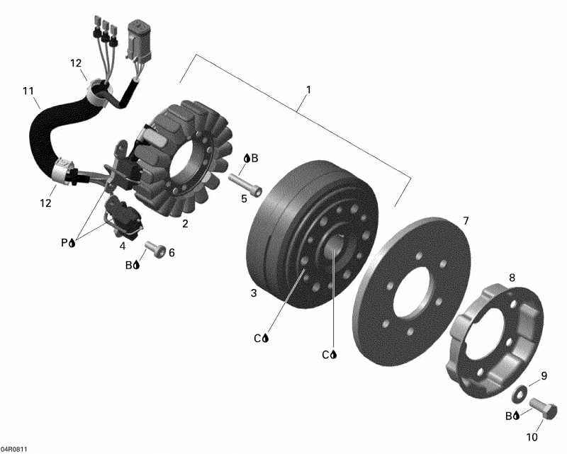 �������� SkiDoo MX Z X 800R, 2008 ������ - Magneto