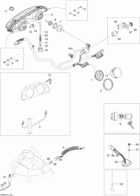 ��������  Skandic SUV 550F, 2008 ������ - Electrical Accessories 550f