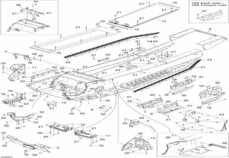 �������� BRP Summit Adrenaline 600HO SDI, 2008 - Frame
