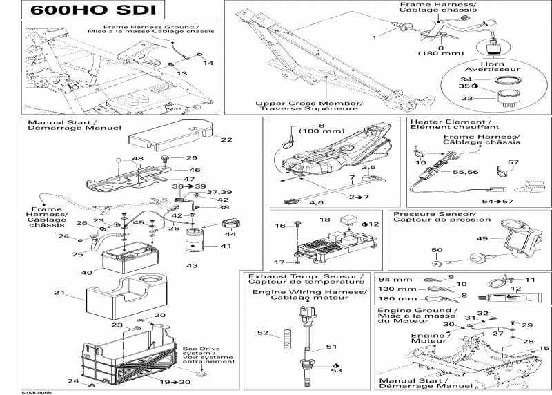 snowmobile Skidoo  Summit Adrenaline 600HO SDI, 2008 - Electrical Accessories 2