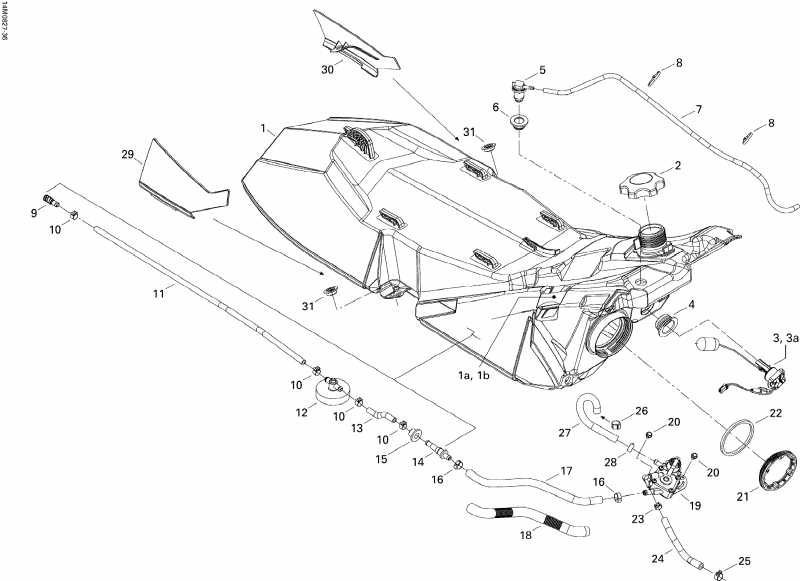  Skidoo Summit EVEREST 800R, 2008 - Fuel System